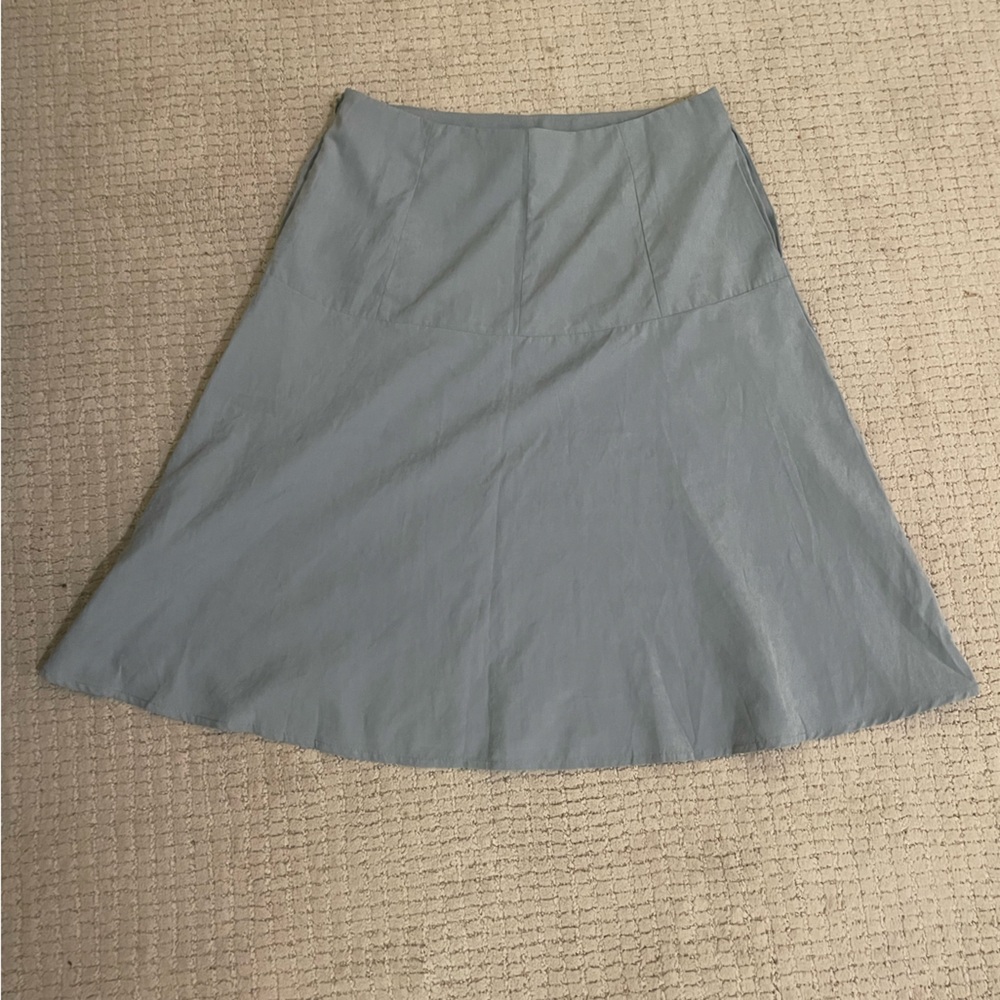 Blue High Waisted Listicle Skirt - Size S